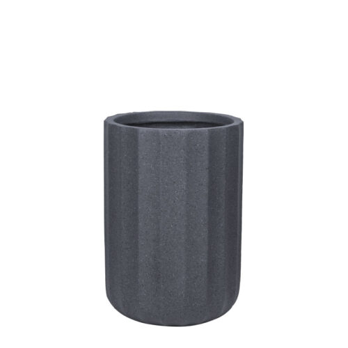 06-94817-M Κασπω fiberclay μαυρο γρανιτη κιονασ ψηλο μεσαιο - φ35x50.5cm