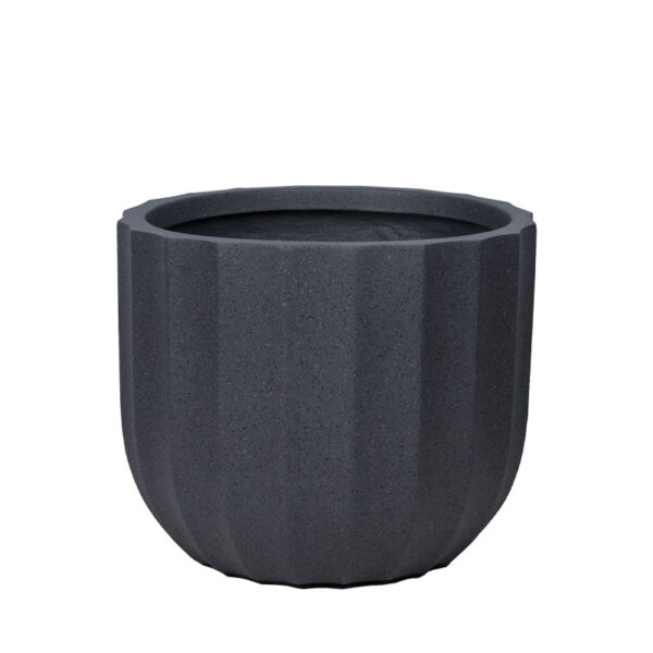 Κασπω fiberclay μαυρο γρανιτη κιονασ κοντο γιγα - φ55.5x46.5cm