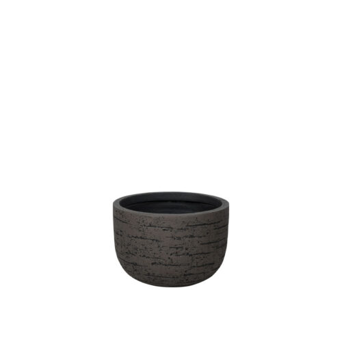 06-94820-M Κασπω fiberclay καφε κρακελε γαβαθα κοντο μεσαιο - φ35x24cm