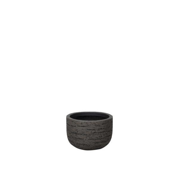 Κασπω fiberclay καφε κρακελε γαβαθα κοντο μικρο - φ27x18.5cm