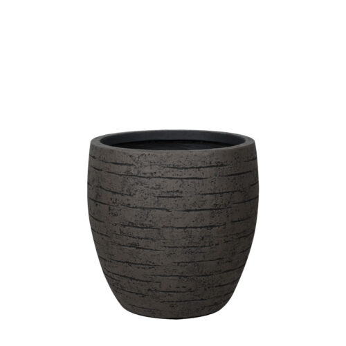 Κασπω fiberclay καφε κρακελε γαβαθα βαθια μεγαλο - φ43x43cm