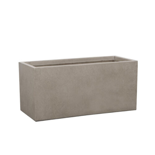 06-94823-L Ζαρντινιερα-κασπω large μοκκα fiberclay ορθογωνιο - 80x37x37cm