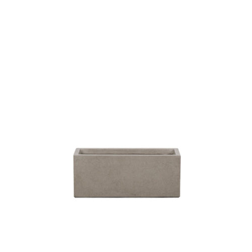 06-94823-S Ζαρντινιερα-κασπω small μοκκα fiberclay ορθογωνιο - 50x20x20cm