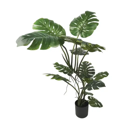 Δεντρο real touch μονστερα πρασινο σε γλαστρα - υ130cm 2/kib
