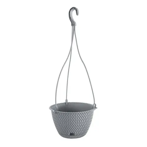 Γλαστρα κρεμαστη γκρι splofy round w φ23x14.5cm 5/20κιβ