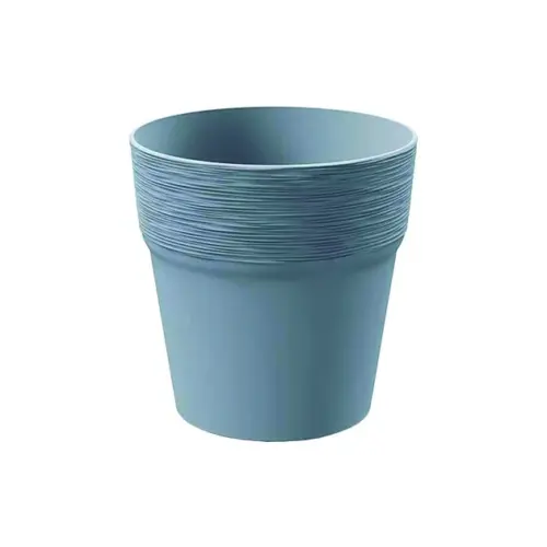 14-14-175-3 Γλαστρα γκρι furu στρογγυλη φ17.5x17.9cm 5/90κιβ
