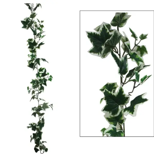 Γιρλαντα κισσοσ διχρωμοσ (122 φυλλα) υ180cm. 12/72κιβ