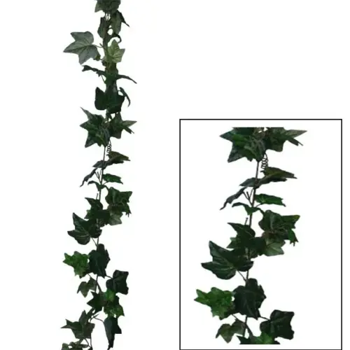 Γιρλαντα κισσοσ πρασινοσ (122 φυλλα) υ180cm. 12/72κιβ