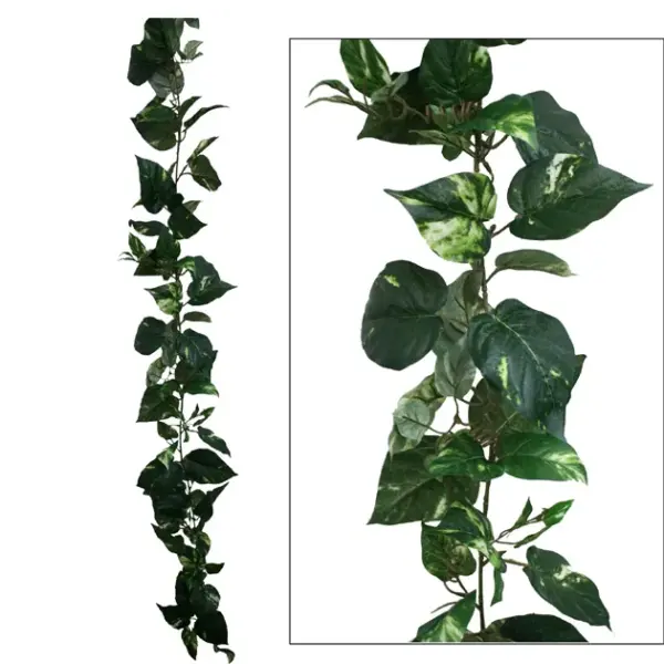 Γιρλαντα ποθοσ διχρωμοσ (122 φυλλα) υ180cm. 12/72κιβ