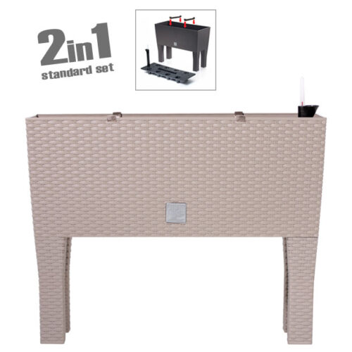 Ζαρντινιερα με ποδια (2 σε 1) μοκκα rato case 80x33x62cm 1/3κιβ