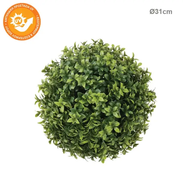 Μπαλα πυξαρι τριφυλλι - φ31cm 6/κιβ