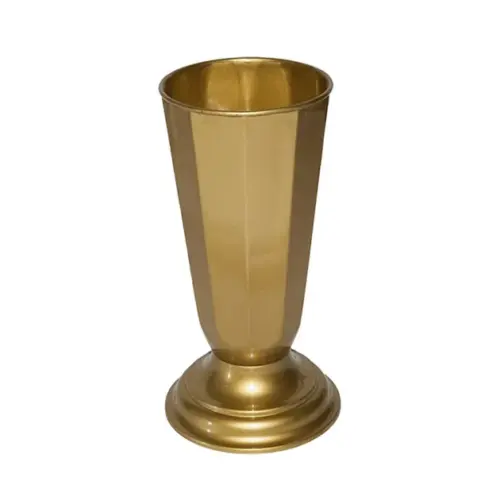 Ανθοδοχειο χρυσο πλαστικο flakon szwed - φ16x39cm