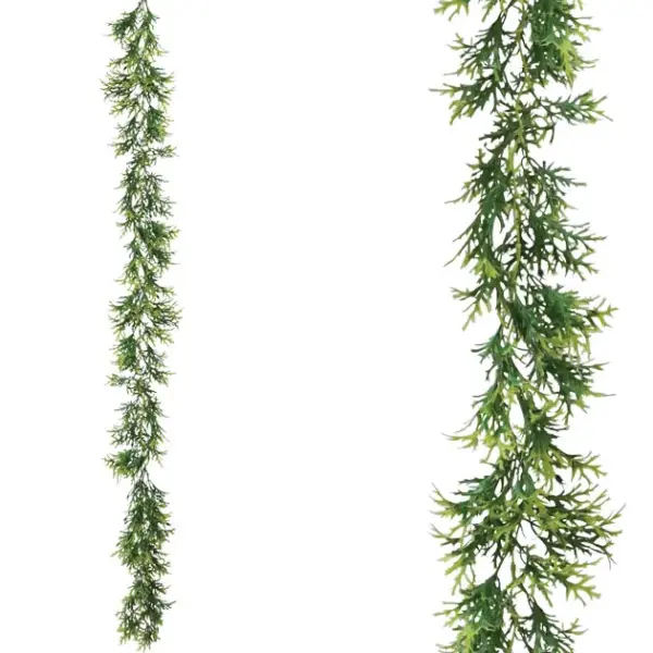 Γιρλαντα πρασιναδα αγκαθωτο φυλλο 145cm 48/96