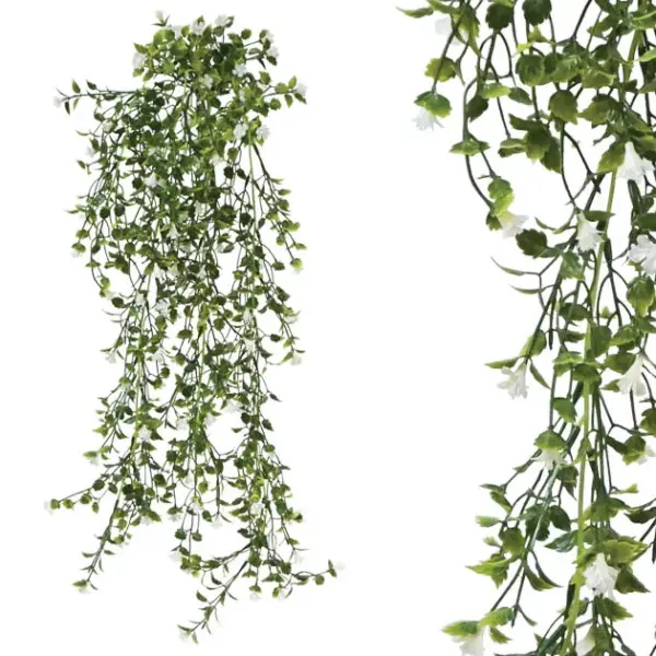Ριζα κρεμαστη ανθακι μικρο λευκο 30x70/80cm 36/108κιβ