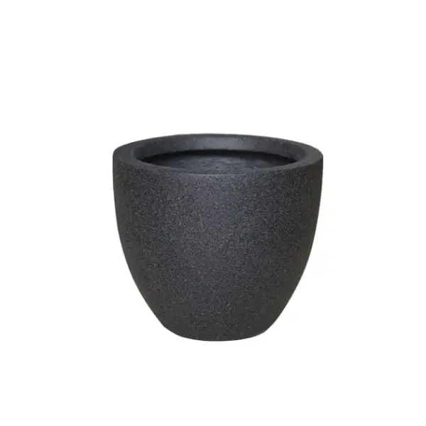 Κασπω fiber clay ανθρακι γρανιτη στρογγυλο μεγαλο φ45x39cm