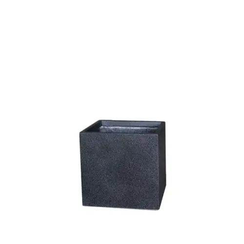 Κασπω fiberclay ανθρακι γρανιτη τετραγωνο μεσαιο 40x40cm