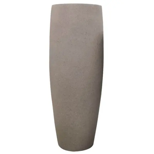 Κασπω fiber clay μοκκα-μπεζ γρανιτη ψηλο λεπτο στρογγυλο μεγαλο - φ47x120cm