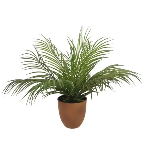 Φυτο mini κεντια πρασινο real touch σε κασπω - υ40cm 8/kib