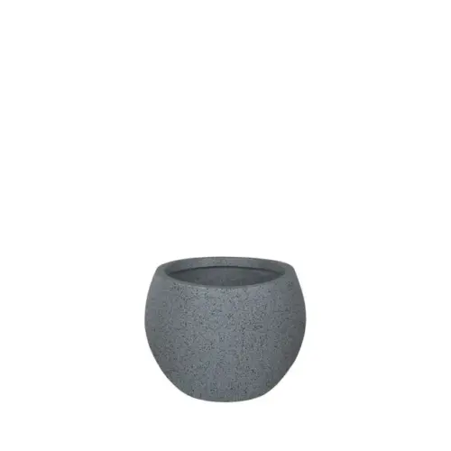 22909-S Κασπω fiberclay γκρι γρανιτη μπαλα μικρο φ30x23cm