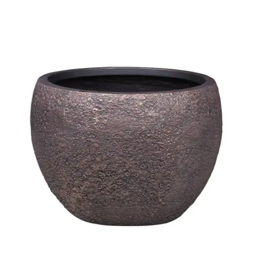 23210-L Κασπω fiberclay μεγαλο οξειδωση χαλκου μπωλ - φ53x38cm