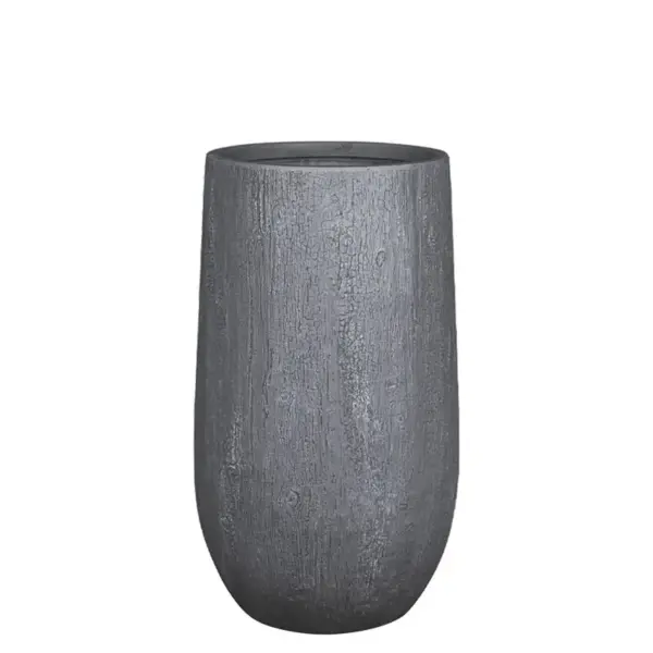 Κασπω fiberclay ανθρακι κορμοσ-βαρελι μεσαιο - φ42x75cm