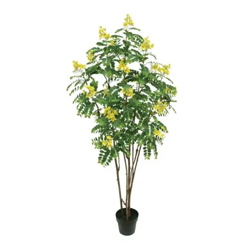 Δεντρο κασσια κιτρινο real touch σε κασπω - υ180cm 1/2κιβ