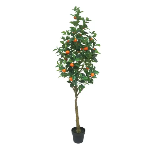 Δεντρο πορτοκαλια real touch σε κασπω - υ180cm 1/2κιβ