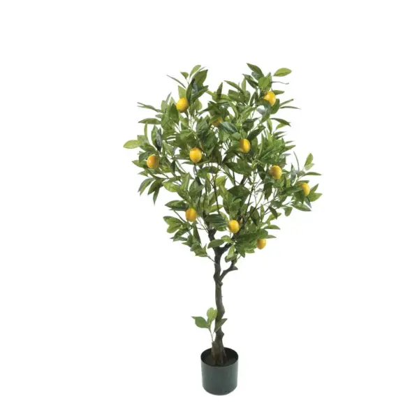 Δεντρο λεμονια real touch σε κασπω - υ125cm 1/2κιβ