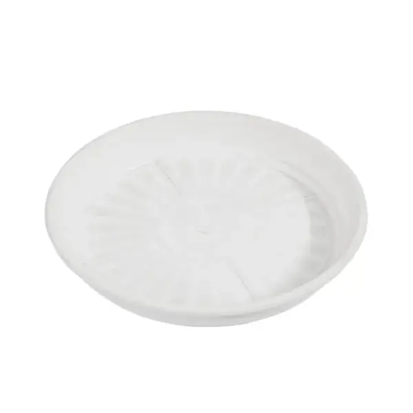 Πιατο γλαστρασ φ31cm λευκο πλαστικο podstawki terakota