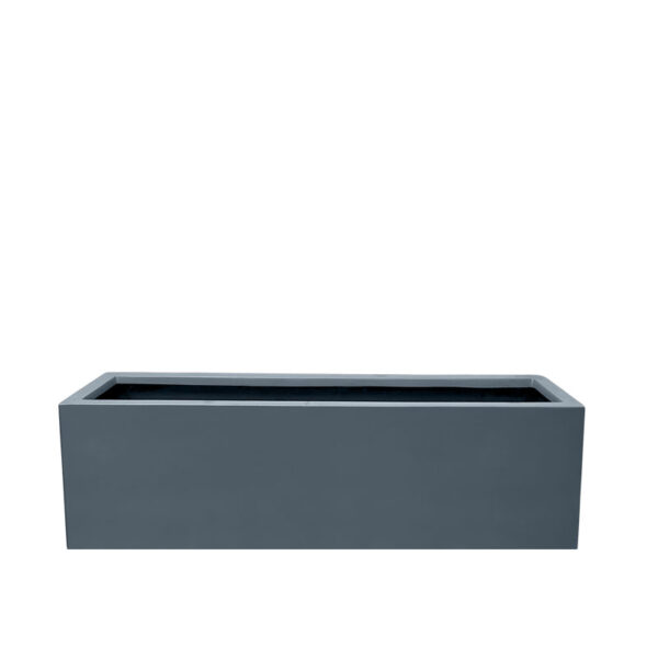 Κασπω fiberglass ζαρντινιερα μπλε/γκρι ματ - 125x30x40cm