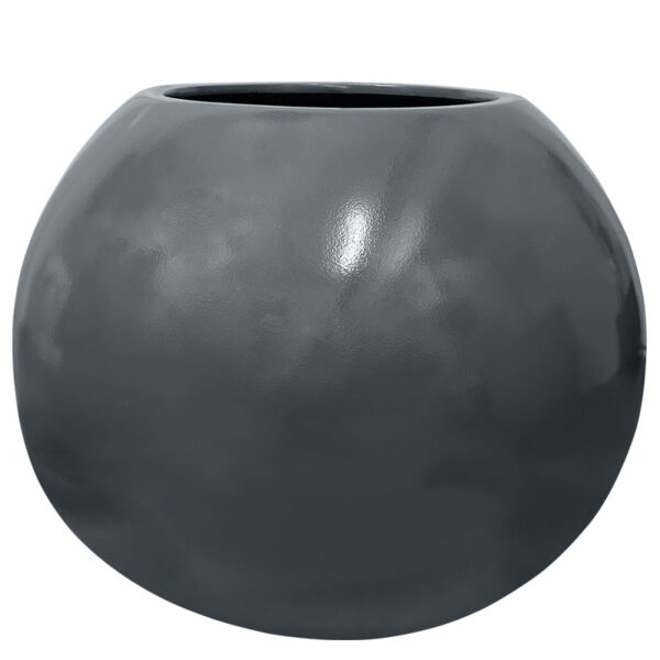 Κασπω fiberglass σφαιρα γυαλιστερο ανθρακι - φ90x74cm