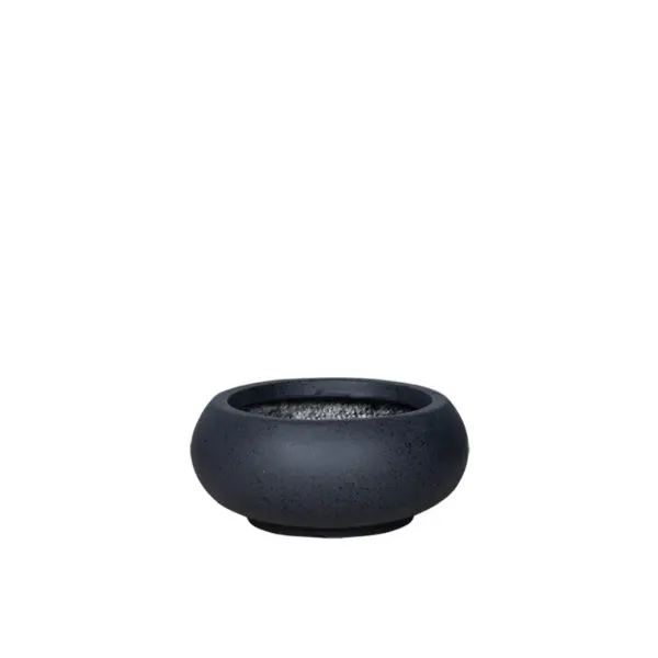 Κασπω fiberclay small μαυρο γρανιτη στρογγυλο γαβαθα - φ30x13cm