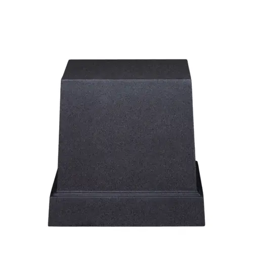Βαση fiberclay medium για κασπω μαυρο γρανιτη τετραγωνο - 38x38x36cm