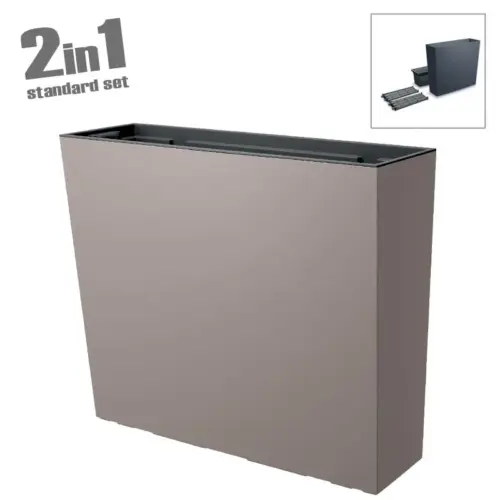 Urbi-Case-DUC800T_7529U Ζαρντινιερα (2 σε 1) πλαστικη μοκκα urbi case t - 77x23.5x68.6cm 2/20κιβ